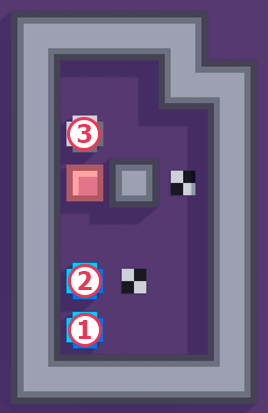 1 to 3 are balls from down to up.