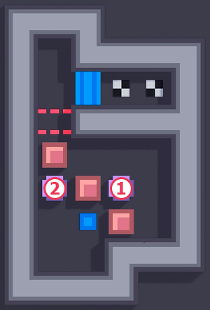 New positions; 1 and 2 still are the right and left ball each.