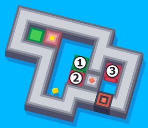 1 = R2C4, 2 = R3C4, 3 = R2C6.