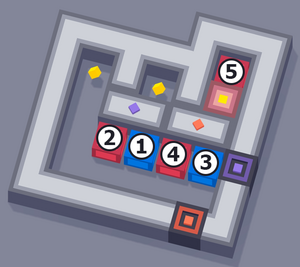 1 = R4C3, 2 = R4C2, 3 = R4C5, 4 = R4C4, 5 = R1C5.