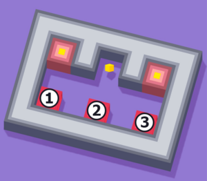 Boxes 1, 2, 3 are left, middle, and right respectively.