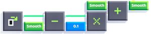Smooth accelerometer
